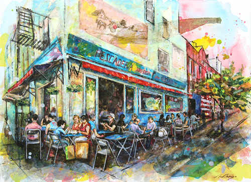 Restaurant in Brooklyn ブルックリンのレストラン