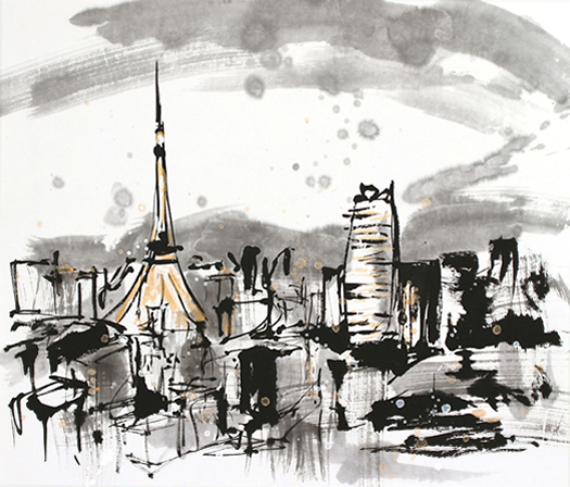 Tokyo 墨シリーズ　東京